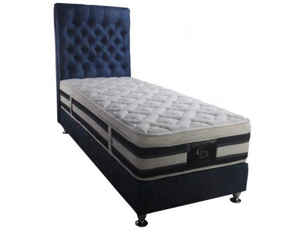 מיטת יחיד מרופדת מפוארת דגם קריסטל Camp David