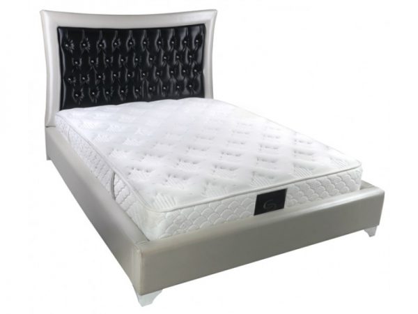 מיטה זוגית מרופדת מפוארת דגם שוהם Camp David כולל מזרון