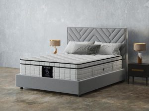Visco Perfection luxury mattress by Camp David featuring dual-layer design and orthopedic support.