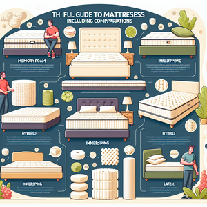 Illustrative image for an article titled 'המדריך המלא למזרון: כולל התייחסות למזרון' related to מזרנים, professional and engaging.